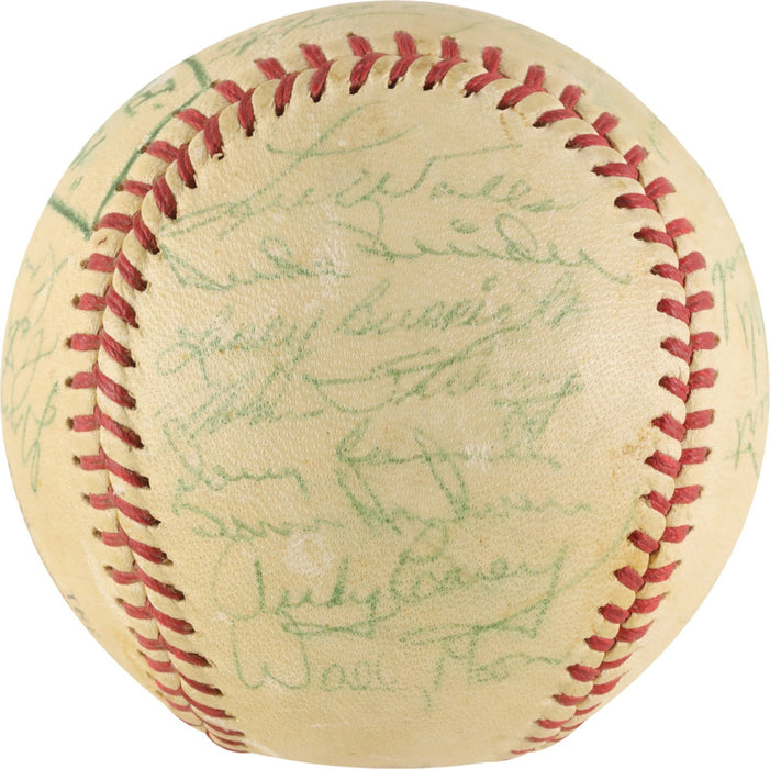 Sandy Koufax 1962 Los Angeles Dodgers Team Signed Baseball PSA DNA COA