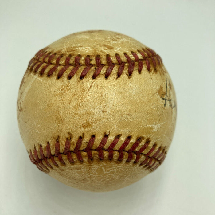 President Harry S. Truman First Pitch Of 1950 Season Single Signed Baseball PSA