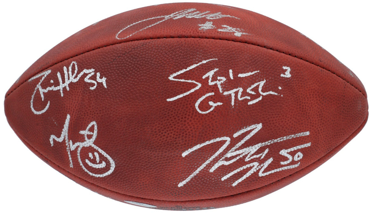 Tom Brady 2016 New England Patriots Team Signed Super Bowl LI Football Fanatics