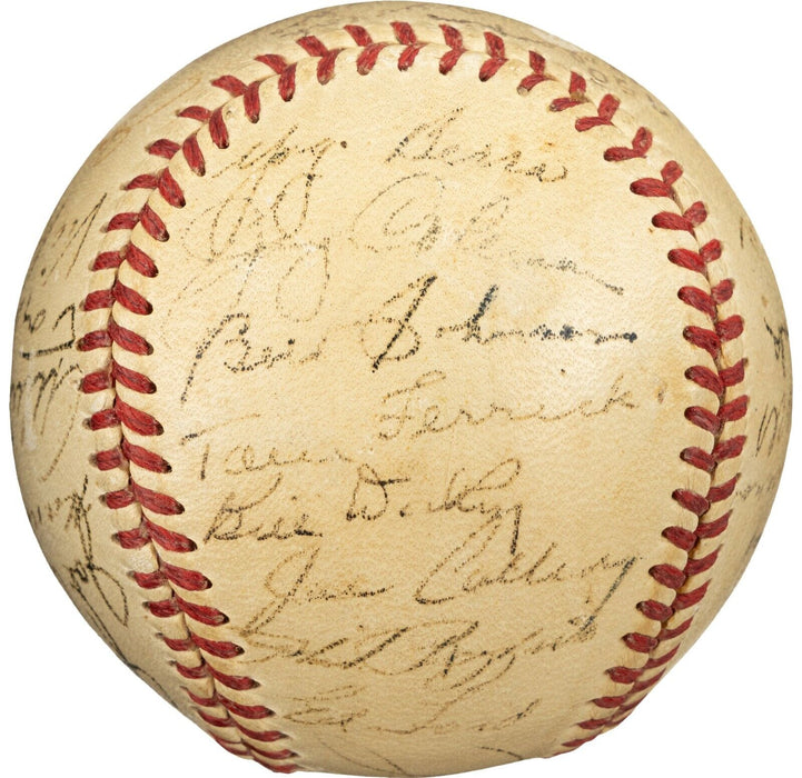 1950 New York Yankees World Series Champs Team Signed AL Baseball Beckett COA