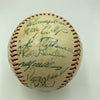1967 Chicago Cubs Team Signed Baseball Ernie Banks Beckett COA