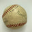 Warren Giles Earle Combs Frankie Frisch Hall Of Fame Multi Signed Baseball