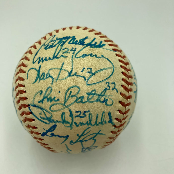 1976 Oakland A's Athletics Team Signed American League Baseball PSA DNA COA