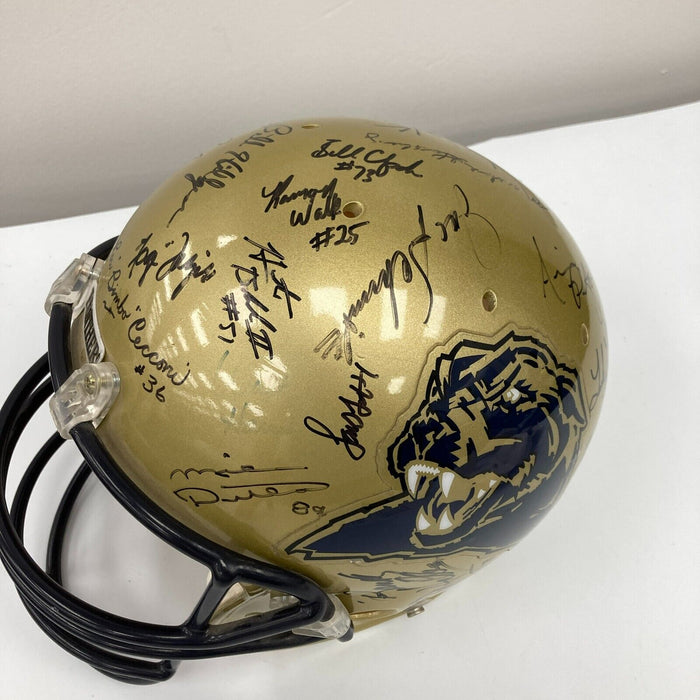 Pittsburgh Panthers Legends Multi Signed Game Helmet 30+ Sigs Dan Marino JSA COA