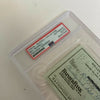 Bill Russell Signed Autographed Bank Check PSA DNA Boston Celtics HOF Legend