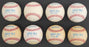 Lot Of (41) Hall Of Fame Signed Major League Baseball All Inscribed "To Bob" JSA