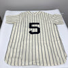 Beautiful Joe Dimaggio Signed New York Yankees Mitchell & Ness Jersey JSA COA