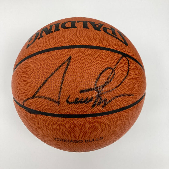 Scottie Pippen Signed Spalding Official NBA Game Issued Bulls Basketball PSA DNA