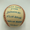 Frank Robinson Signed Heavily Inscribed Career STAT Baseball Reggie Jackson COA
