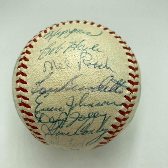 1957 Milwaukee Braves World Series Champs Team Signed Baseball PSA DNA & Beckett