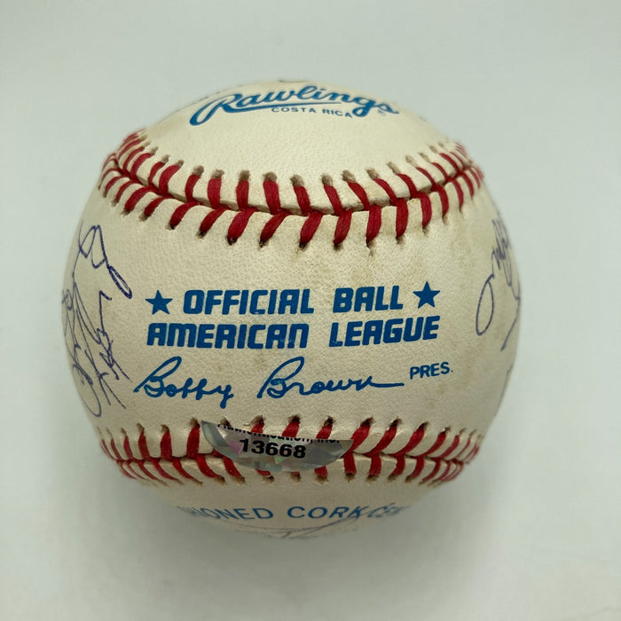 500 Home Run Signed Baseball With 21 Sigs! Mickey Mantle PSA DNA Graded 9 MINT