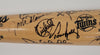 1991 Minnesota Twins World Series Champs Team Signed Baseball Bat Beckett COA