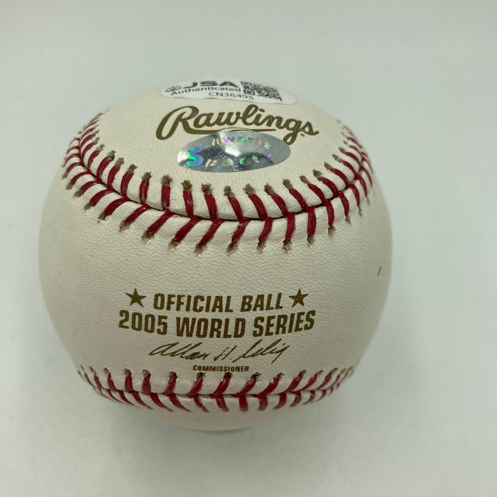Paul Konerko Signed Official 2005 World Series Baseball JSA COA