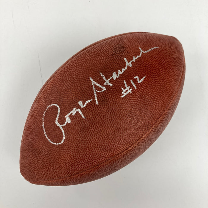 Roger Staubach #12 Signed Official NFL Wilson Game Football JSA COA