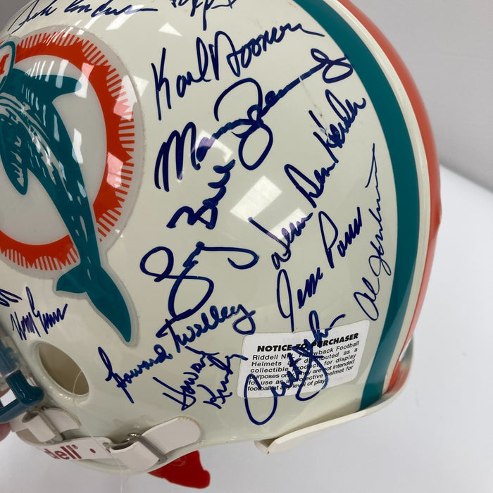 1972 Miami Dolphins Super Bowl Champs Team Signed Authentic Helmet JSA COA