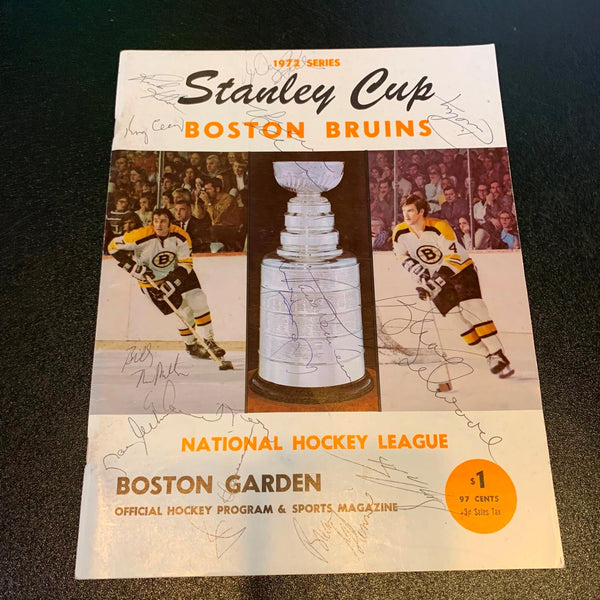 1971–72 Toronto Maple Leafs Team Signed NHL Program With SGC COA