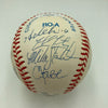 1998 New York Yankees World Series Champs Team Signed Baseball Derek Jeter JSA