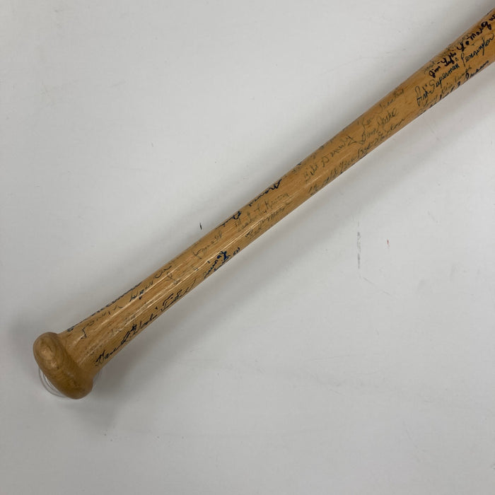 Willie Mays Hank Aaron Negro League Legends Signed Baseball Bat 123 Sigs Beckett