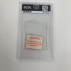 Pete Rose Signed Hit #3,631 Ticket NL Record Passed Musial August 10, 1981 PSA