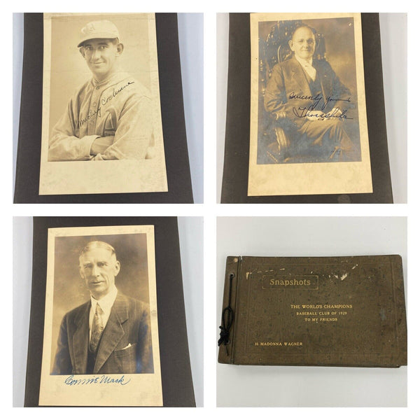 Historic 1929 Philadelphia Athletics World Series Champs Team Signed Album PSA