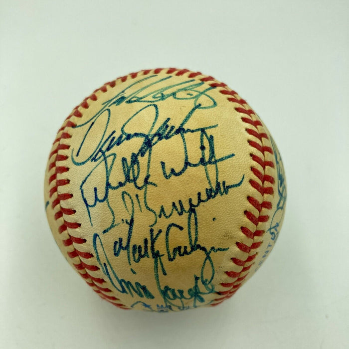 1985 Kansas City Royal World Series Champs Team Signed Baseball With JSA COA