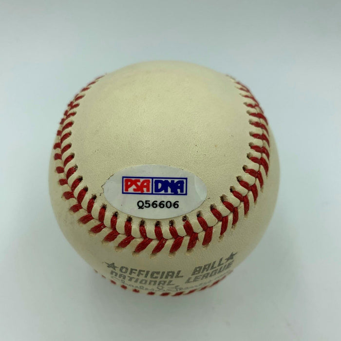 Joe Torre New York Mets Foundation Signed Spalding National League Baseball PSA