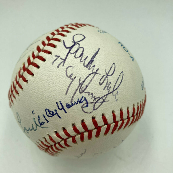 Whitey Ford Ron Guidry Yankees Cy Young Winners Multi Signed Baseball JSA COA