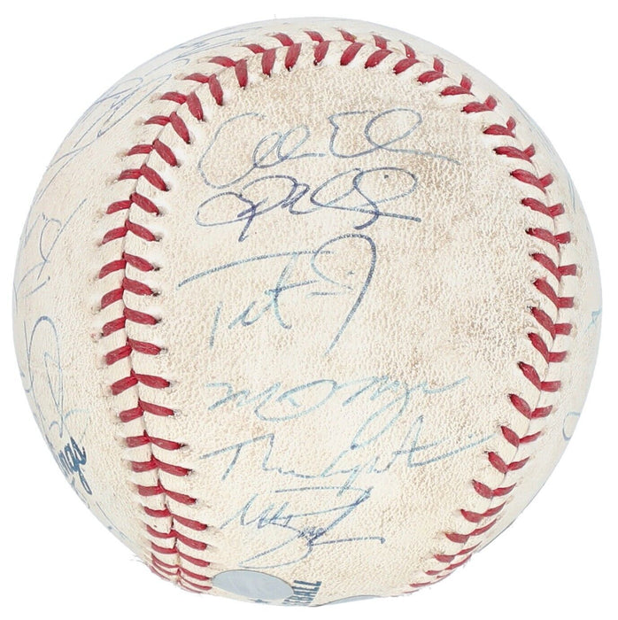 2004 Boston Red Sox World Series Champs Team Signed Game Used Baseball Beckett