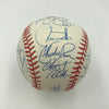 2001 All Star Game Team Signed Baseball Chipper Jones Larry Walker JSA COA