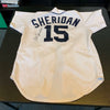 Rare 1986 Pat Sheridan & Alex Grammas Signed Game Used Detroit Tigers Jersey JSA