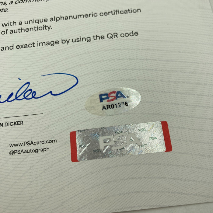 1955 Brooklyn Dodgers W.S. Champs Team Signed Baseball Jackie Robinson PSA DNA