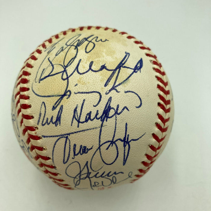 1992 Toronto Blue Jays World Series Champs Team Signed W.S. Baseball JSA COA