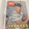 1969 Topps Mickey Mantle #500A Signed Baseball Card BGS 9 MINT