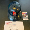 Ozzie Smith Signed Authentic 1992 Game Issued St. Louis Cardinals Helmet JSA COA