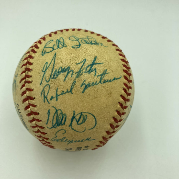 1985 New York Mets Team Signed National League Baseball Gary Carter JSA COA