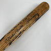 Mickey Mantle Joe Dimaggio Willie Mays Hank Aaron HOF Multi Signed Bat JSA COA