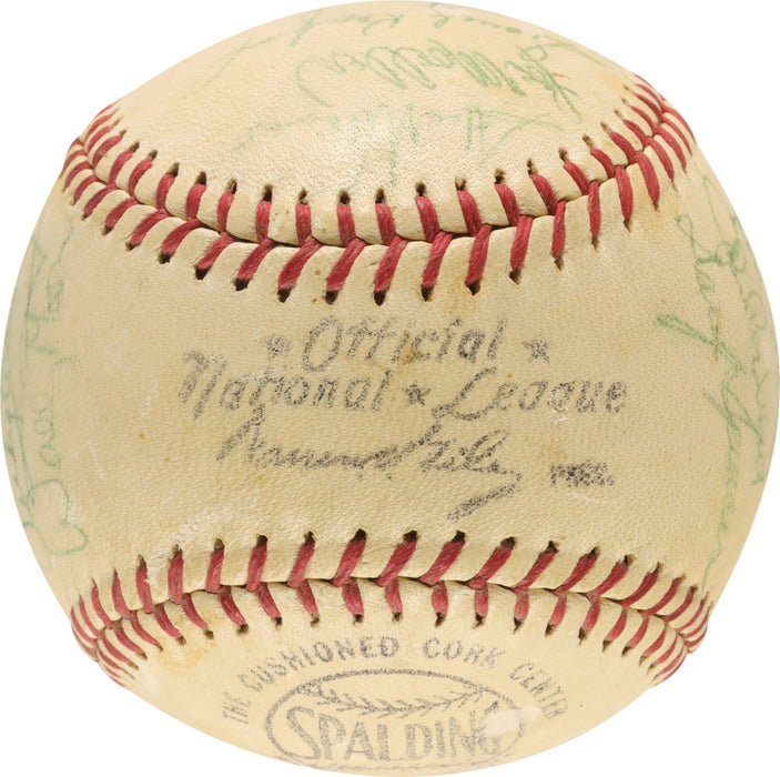 Sandy Koufax 1962 Los Angeles Dodgers Team Signed Baseball PSA DNA COA