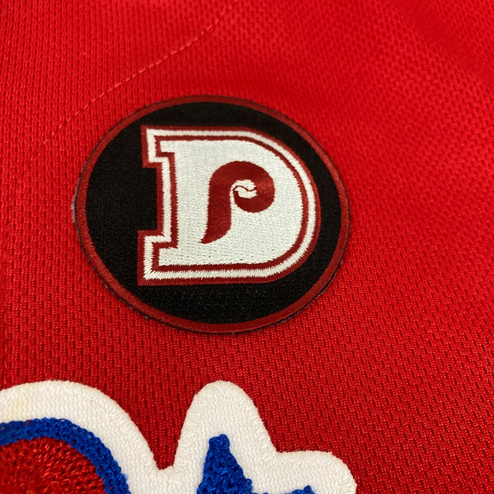 Juan Samuel Game Used 2017 Philadelphia Phillies Majestic Jersey MLB Authentic