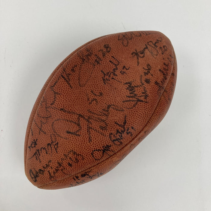 1993 Buffalo Bill AFC Champs Team Signed Wilson NFL Game Football JSA COA