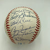 1961 New York Yankees World Series Champs Team Signed Baseball Mickey Mantle JSA