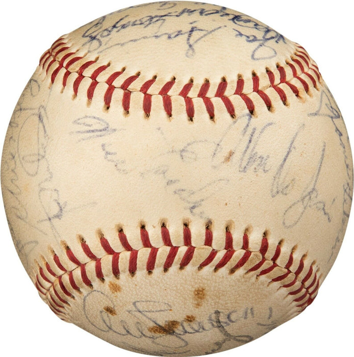 Roberto Clemente 1960's San Juan Senadores Team Signed Baseball PSA DNA COA