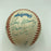 1953 New York Yankees World Series Champs Team Signed Baseball Mickey Mantle JSA