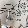 Beautiful Super Bowl MVP's Signed Helmet 40 Sigs With Tom Brady JSA COA