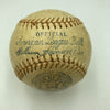 Lou Gehrig 1936 New York Yankees World Series Champs Team Signed Baseball PSA