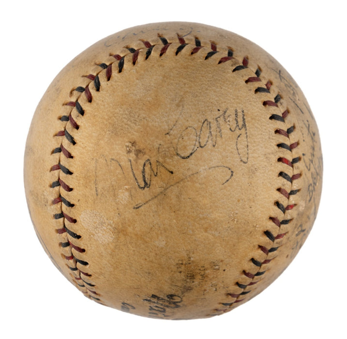 Wilbert Robinson Sweet Spot Signed 1927 Game Used National League Baseball JSA