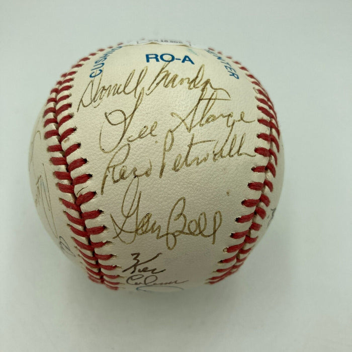 1967 Boston Red Sox AL Champs Team Signed American League Baseball JSA