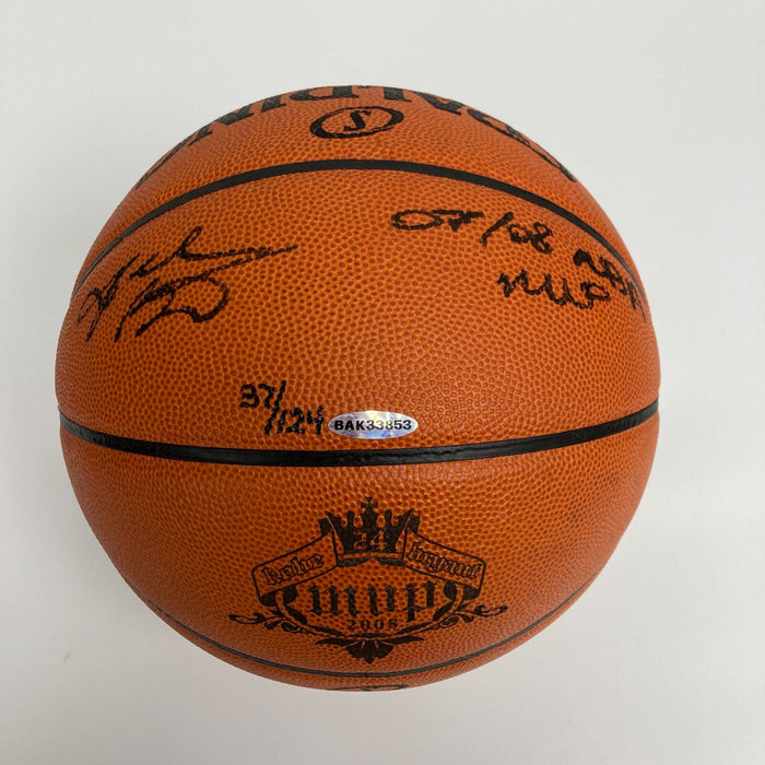 Kobe Bryant "2007-08 MVP" Signed Spalding Game Basketball Upper Deck UDA COA