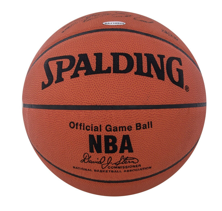 LeBron James "1st Pick 2003 Draft" Rookie Signed Basketball UDA Upper Deck COA