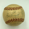1960 Cleveland Indians Team Signed American League Baseball JSA COA