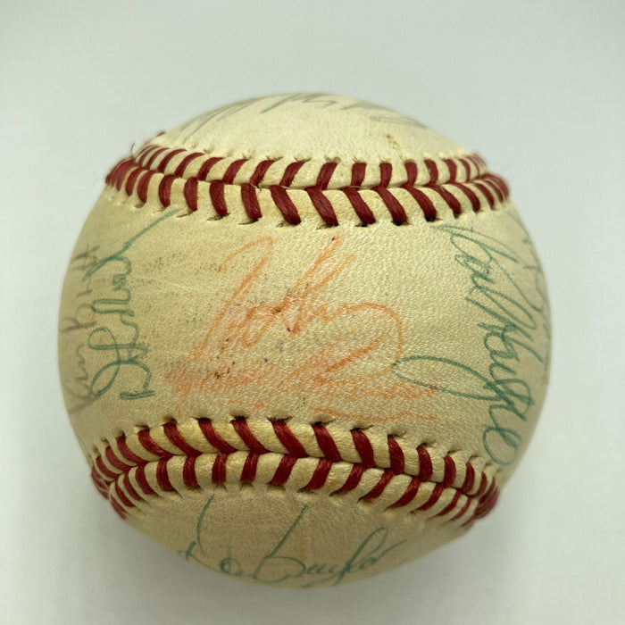 Nolan Ryan 1977 California Angels Team Signed Baseball